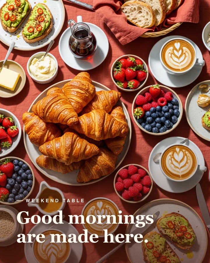 Demo post for HARVEST & CO, designed by an AI Marketing Agent